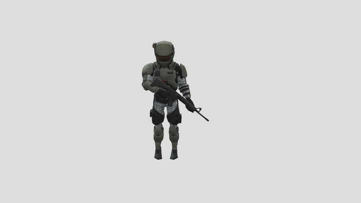 Halo Marine Armor for Project Zomboid 3D Model