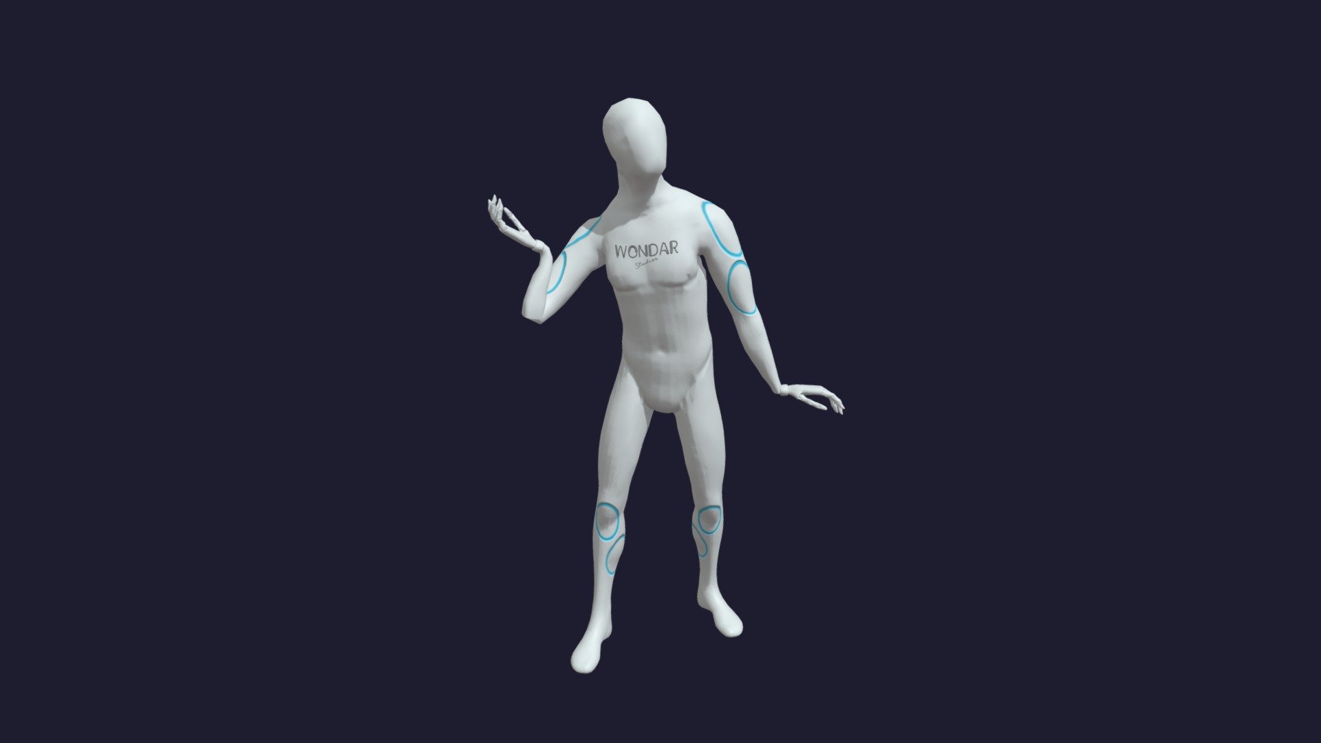 Posing 9 — Sketchfab embed 3D viewer