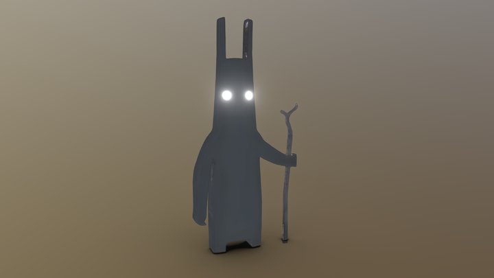 Creepy Cute Shadowy Woodland Critter 3D Model
