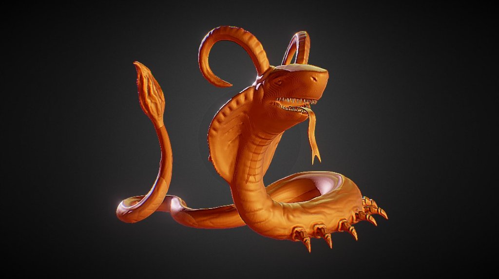 Chimera (Day 16 SculptJanuary 2016)