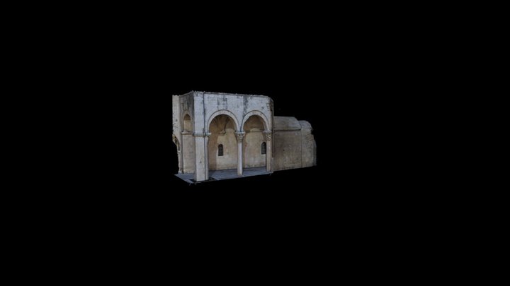 Loggia Federiciana - Castello di Bari 3D Model