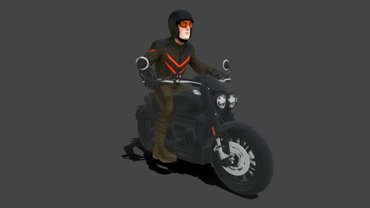 Evel- Knievel- Triumph- Rocket-1028S – Modelo 3D gratuito STL