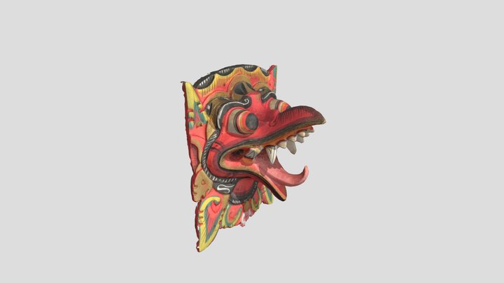 Balinese mask 3D Model