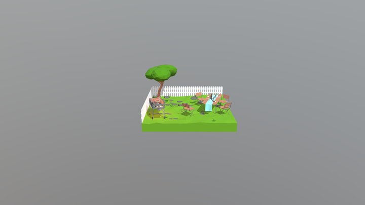 Backyard 3D Model