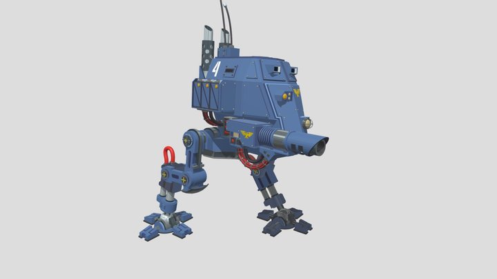 Sentinel from Warhammer 40k 3D Model