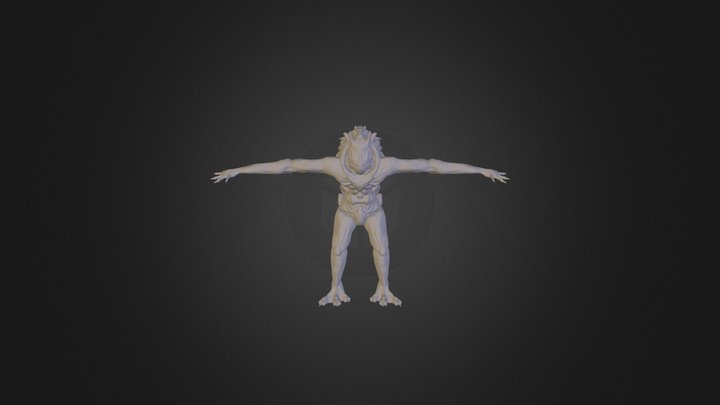Alien Monkey 3D Model