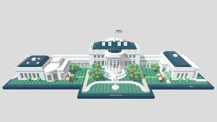 LEGO Architecture 21054-1 The White House 3D Model