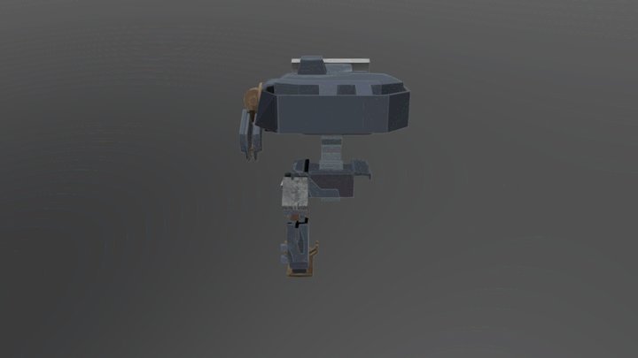 New Mech For Metalness And Roughness 3D Model
