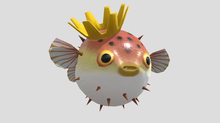 Puffer Fish 3D Model