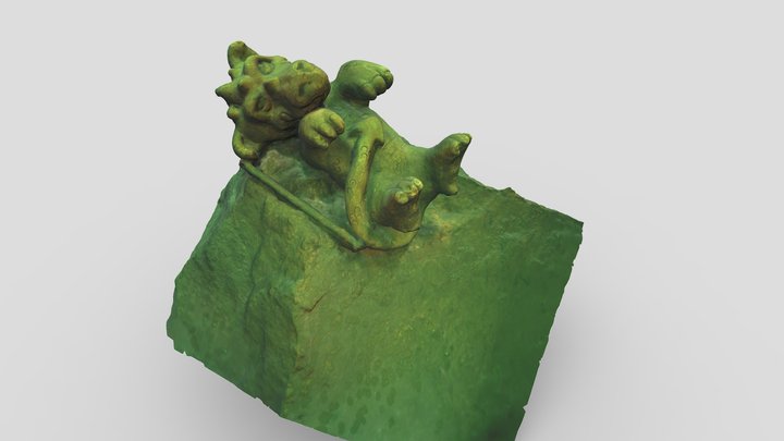 Drachen-Statue Scientific-Diving-Center Freiberg 3D Model