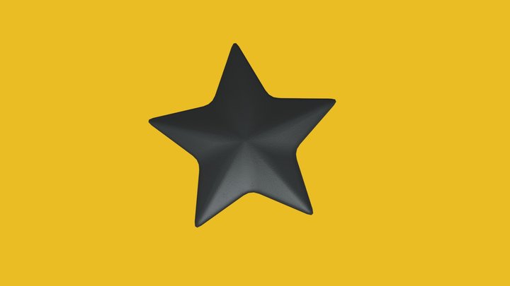 Star_silhouette 3D Model