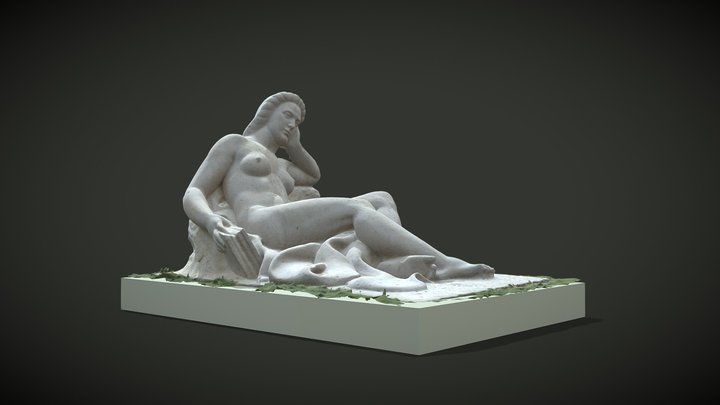 Mujer Sedente 3D Model