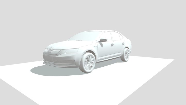 2020 Skoda Octavia 3D Model 3D Model