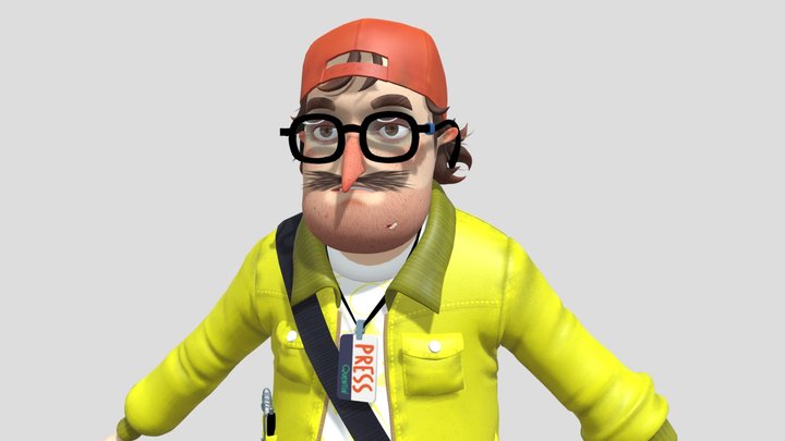 Yellow Quentin Hn Zombie Apocalypse 3D Model