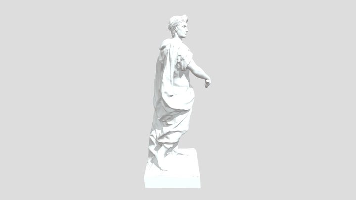 Julius Caesar statue 3D Model