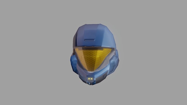 Halo based helmet 3D Model