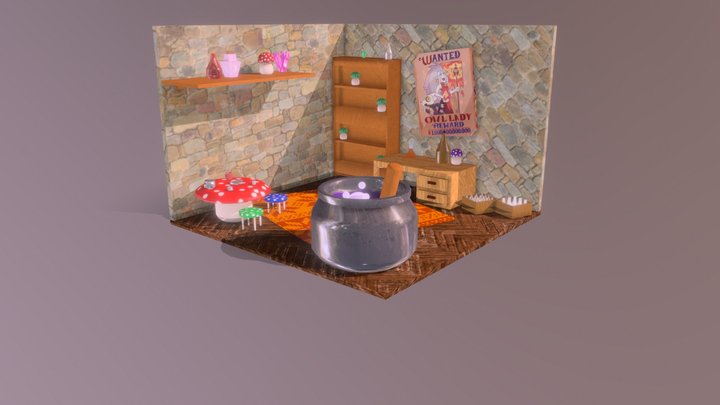 Witch House 3D Model