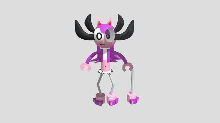 Mococo Abyssgard (Mixel) 3D Model