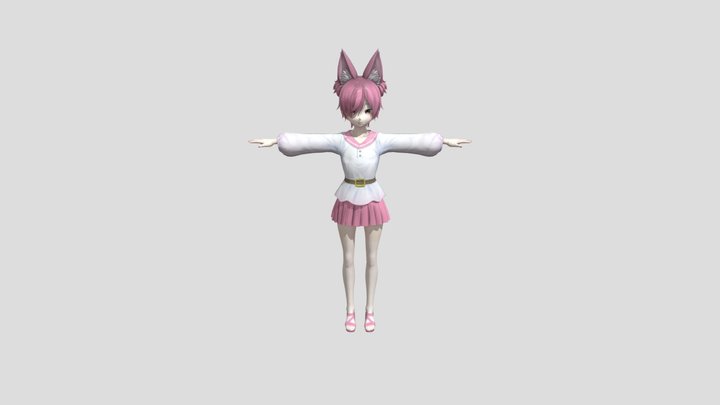 free-annie-anime-gerl (1) 3D Model