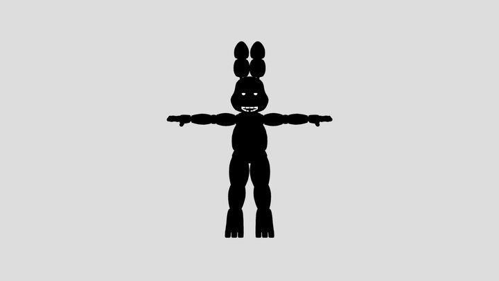 Shadow Bonnie 3D Model