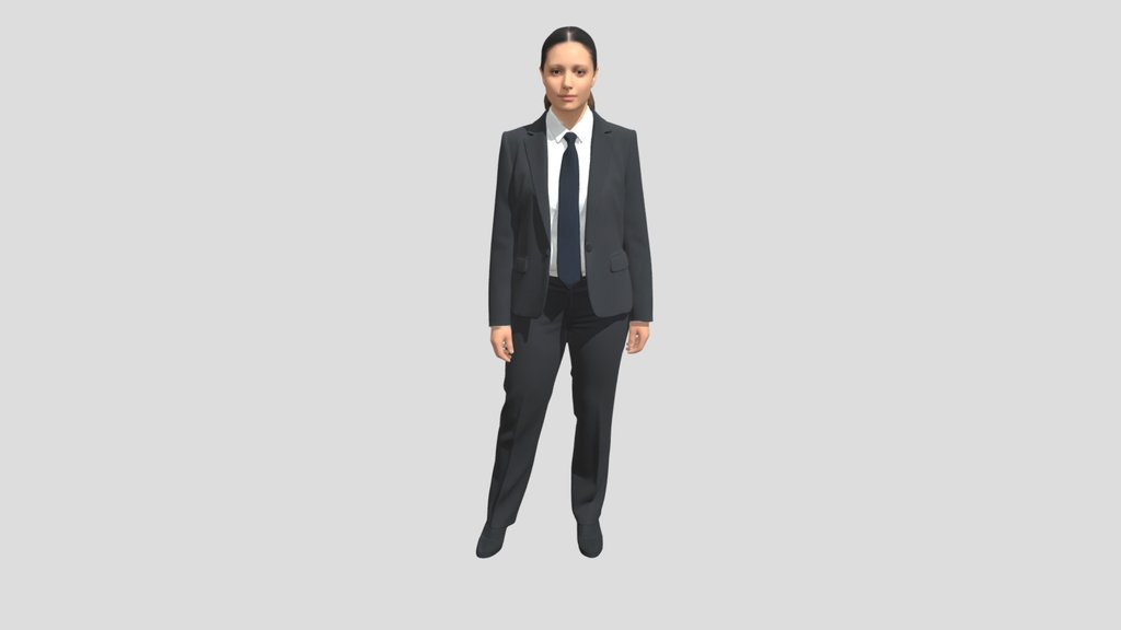 Portrait of a Businesswoman in a Suit