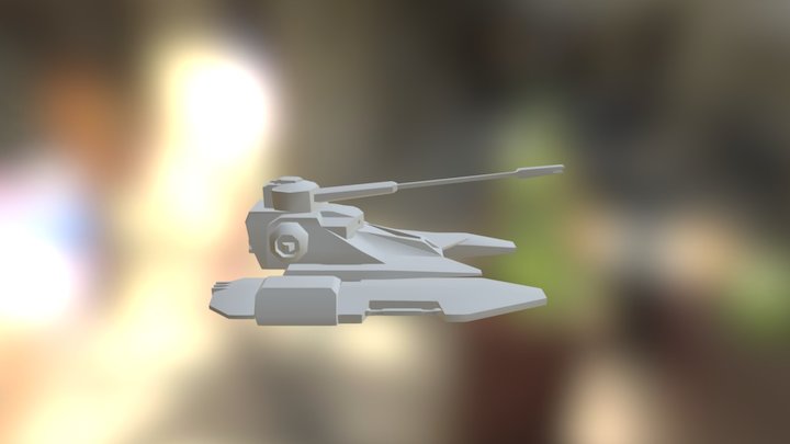 Imp VEH Tank Scale 3D Model