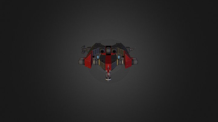 Space Engineers - Black Widow ship 3D Model