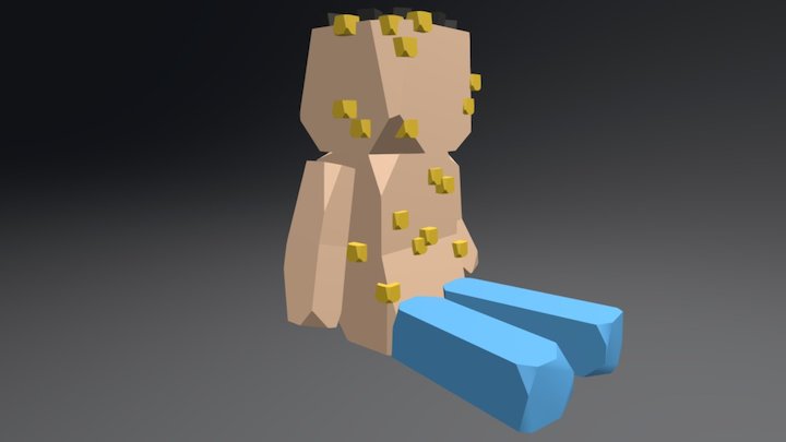 Infected Human 3D Model
