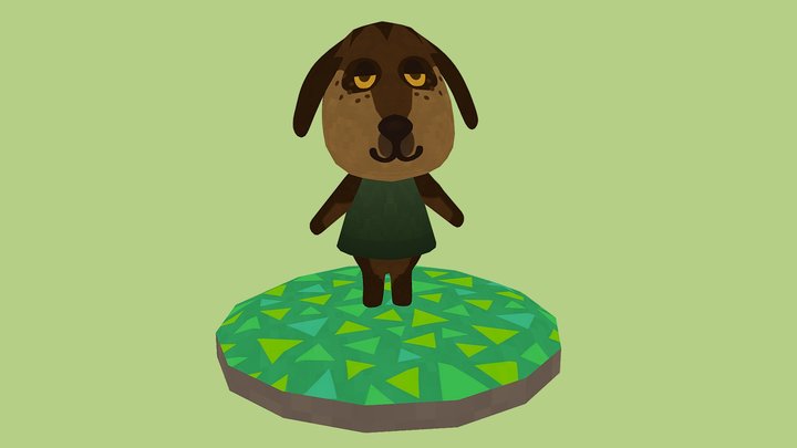 Animal Crossing: Taro 3D Model