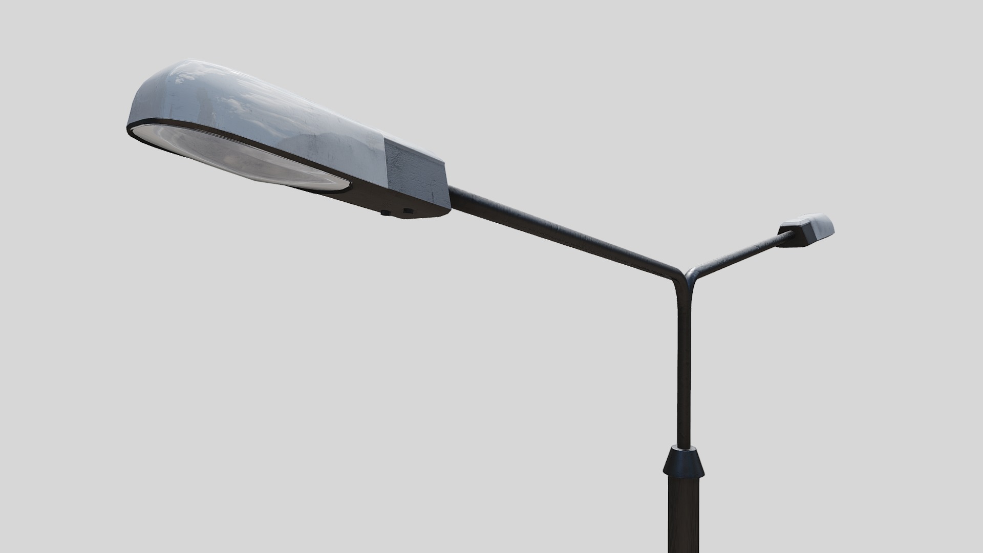 3D model Lamp Post 7 (street lights) - This is a 3D model of the Lamp Post 7 (street lights). The 3D model is about shape.