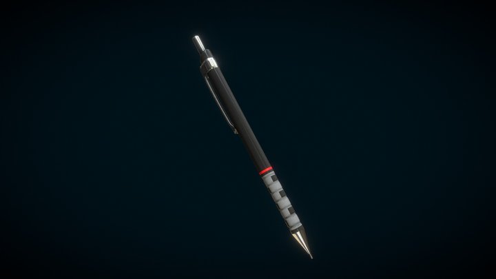 Rotring Pencil 3D Model