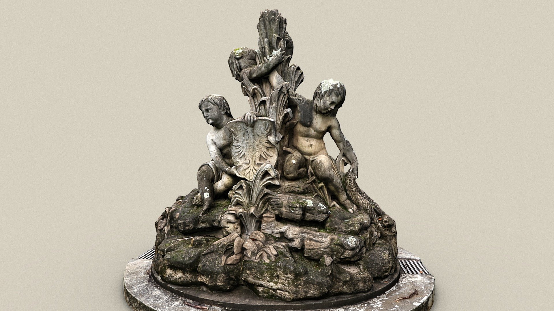 Putti-Brunnen — Sketchfab embed 3D viewer