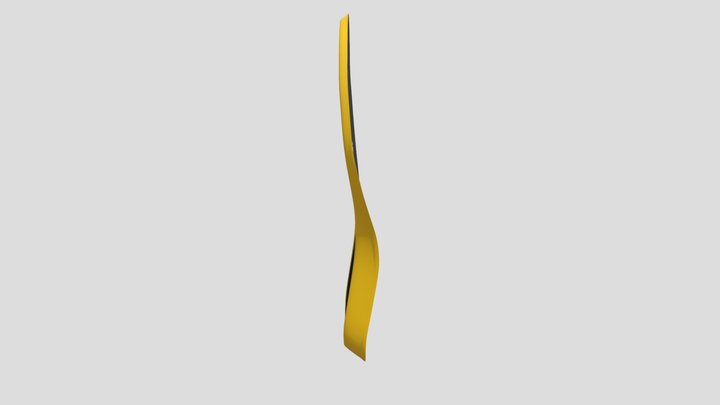 Yellow Insole GLB 3D Model