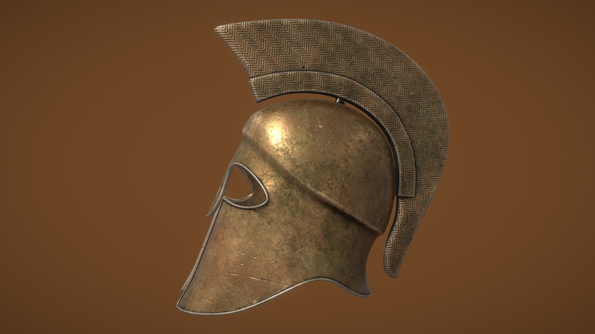 how to make a greek war helmet