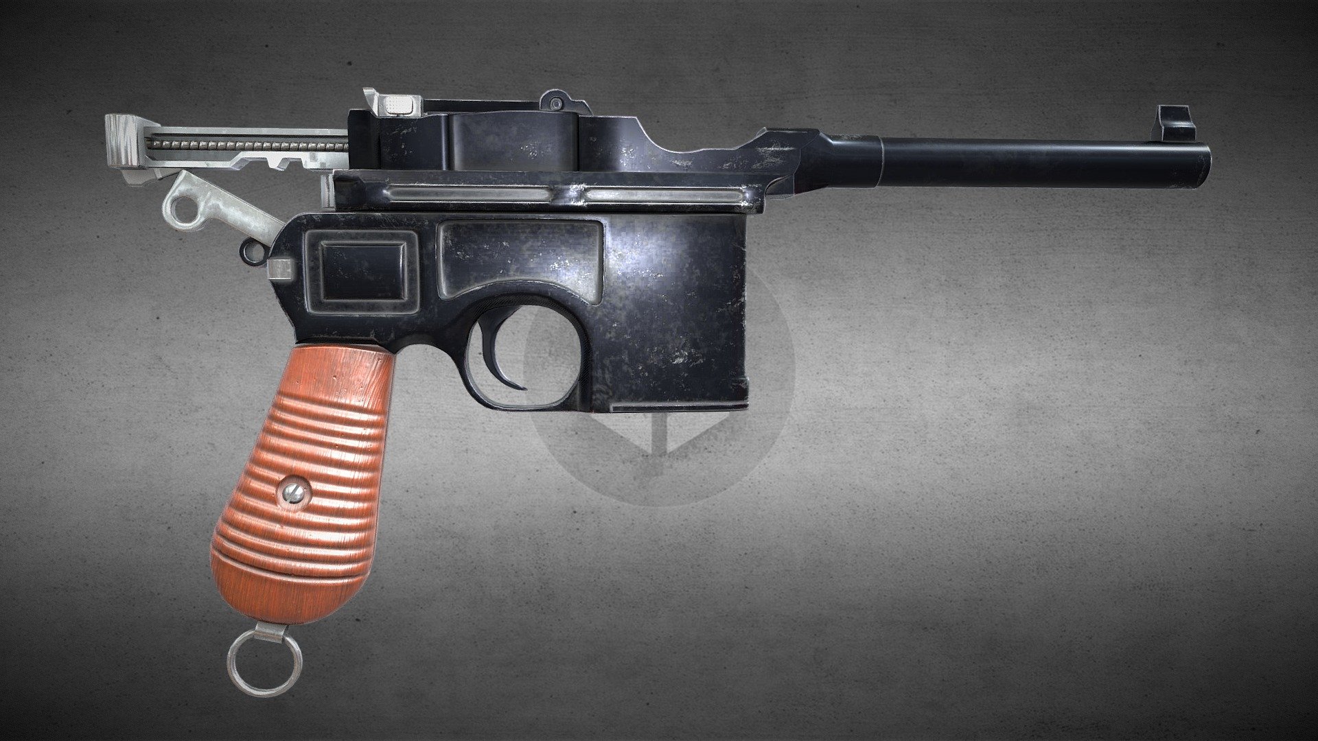 毛瑟C96（Mauser C96）4K - Download Free 3D model by LCG669 [e62e981 ...
