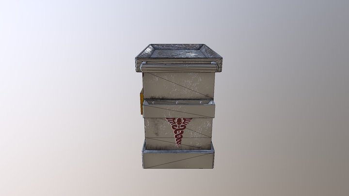 40k Medical Trolley 3D Model