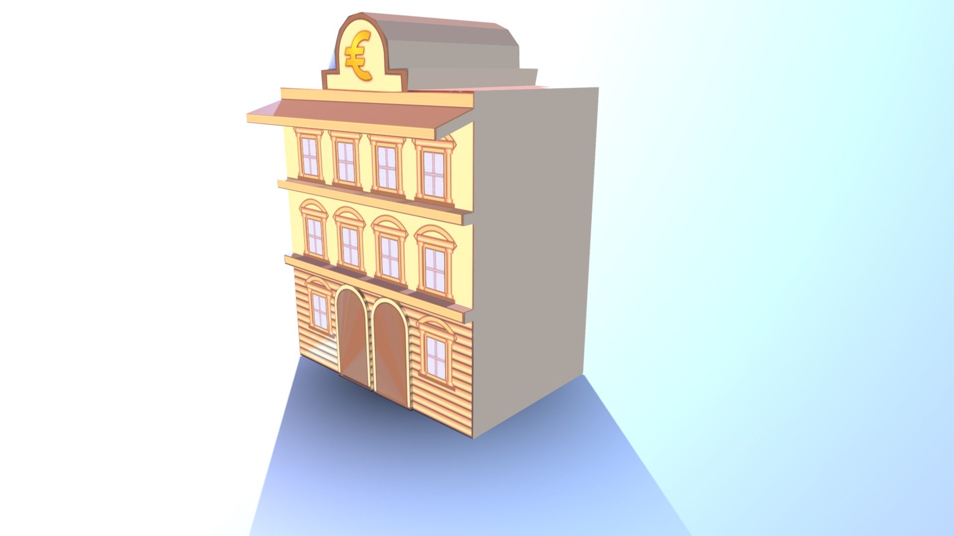 Bank Cartoon Style free download