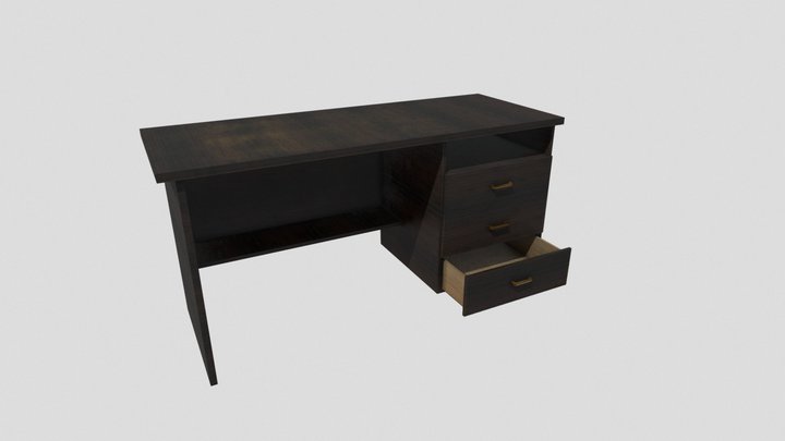 Soviet Table 3D Model