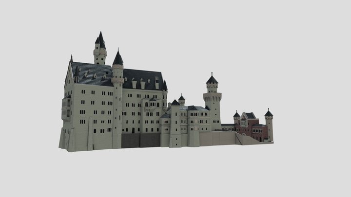 Neuschwanstein Castle 3D Model
