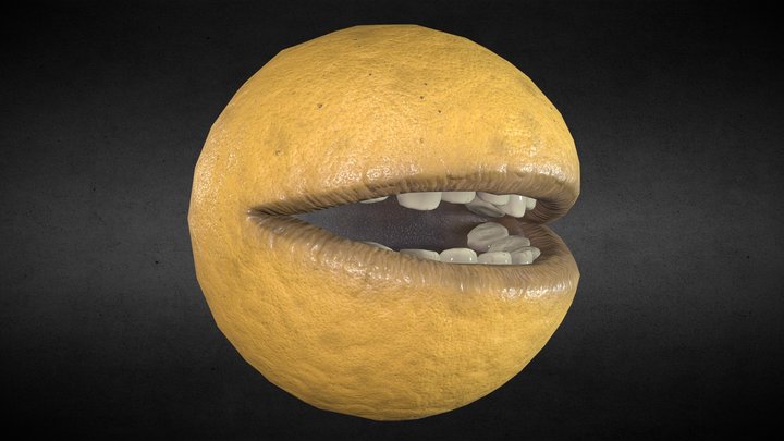 Pac-Man Idle 3D Model