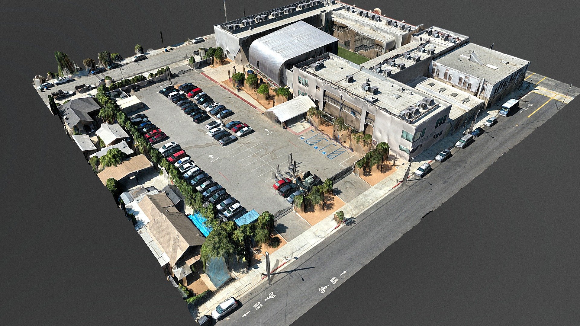 LOS ANGELES HIGH SCHOOL - DRONE TO 3D MODEL