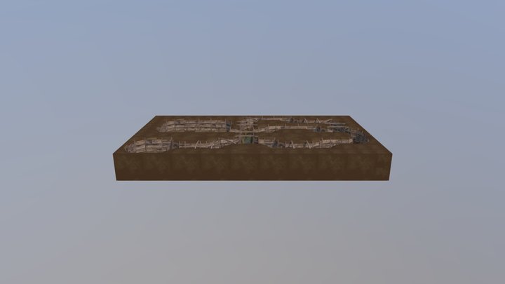 Trench 3D Model