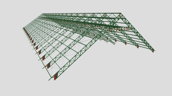Galpao graneleiro - 2.576 m² - rev 1 3D Model