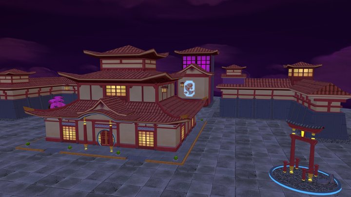 Japan_level_set 3D Model