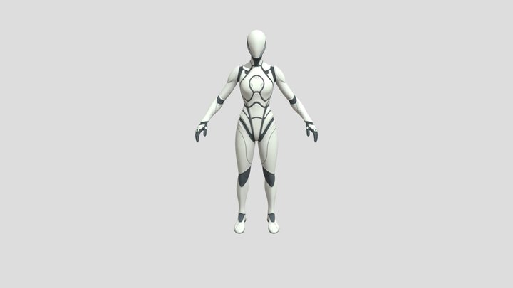 UE5 Female Mannequin - Quinn - Web Ready 3D Model