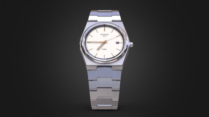 Tissot PRX Watch 3D Model