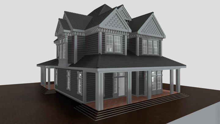 Victorian House 3D Model