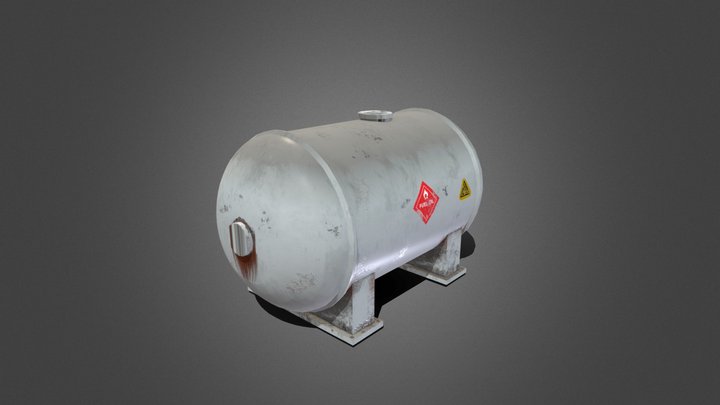 Oil tank 3D Model