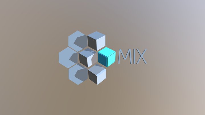 MIX Logo 3D Model