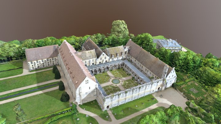 Abbaye de Royaumont 3D Model